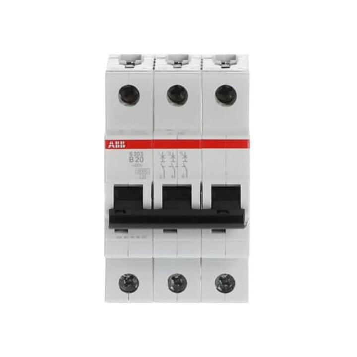 ABB Stotz S&J Sicherungsautomat B, 6kA, 20A, 3P S203-B20