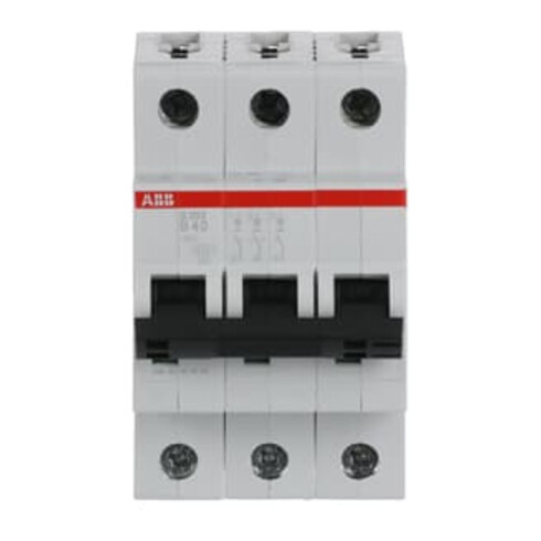 ABB Stotz S&J Sicherungsautomat B,6kA,40A,3P S203-B40