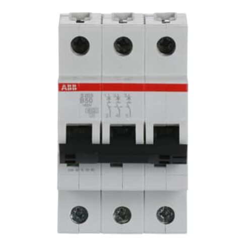 ABB Stotz S&J Sicherungsautomat B, 6kA, 50A, 3P S203-B50