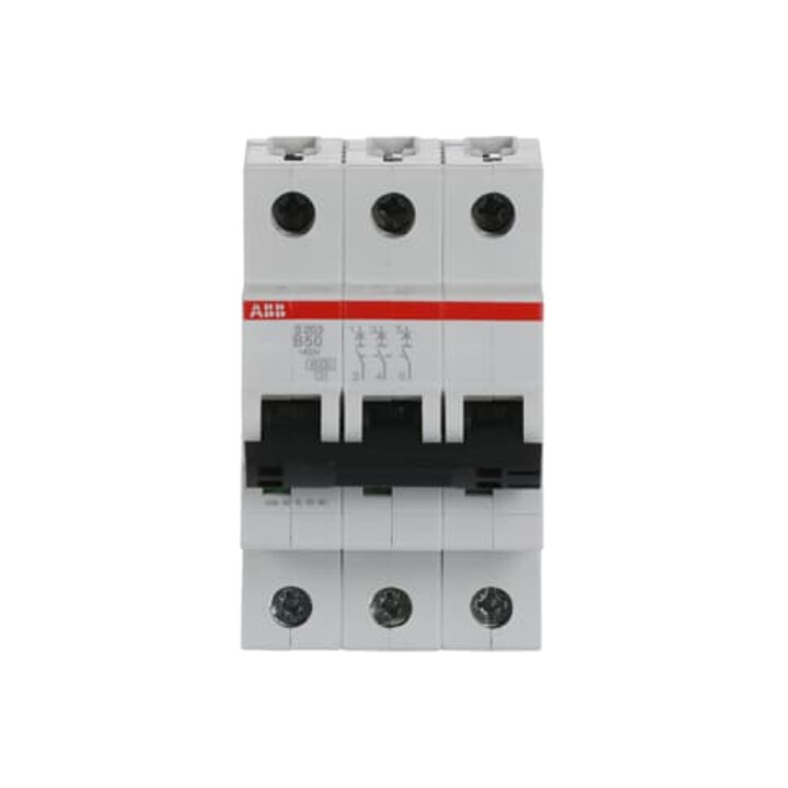 ABB Stotz S&J Sicherungsautomat B, 6kA, 50A, 3P S203-B50