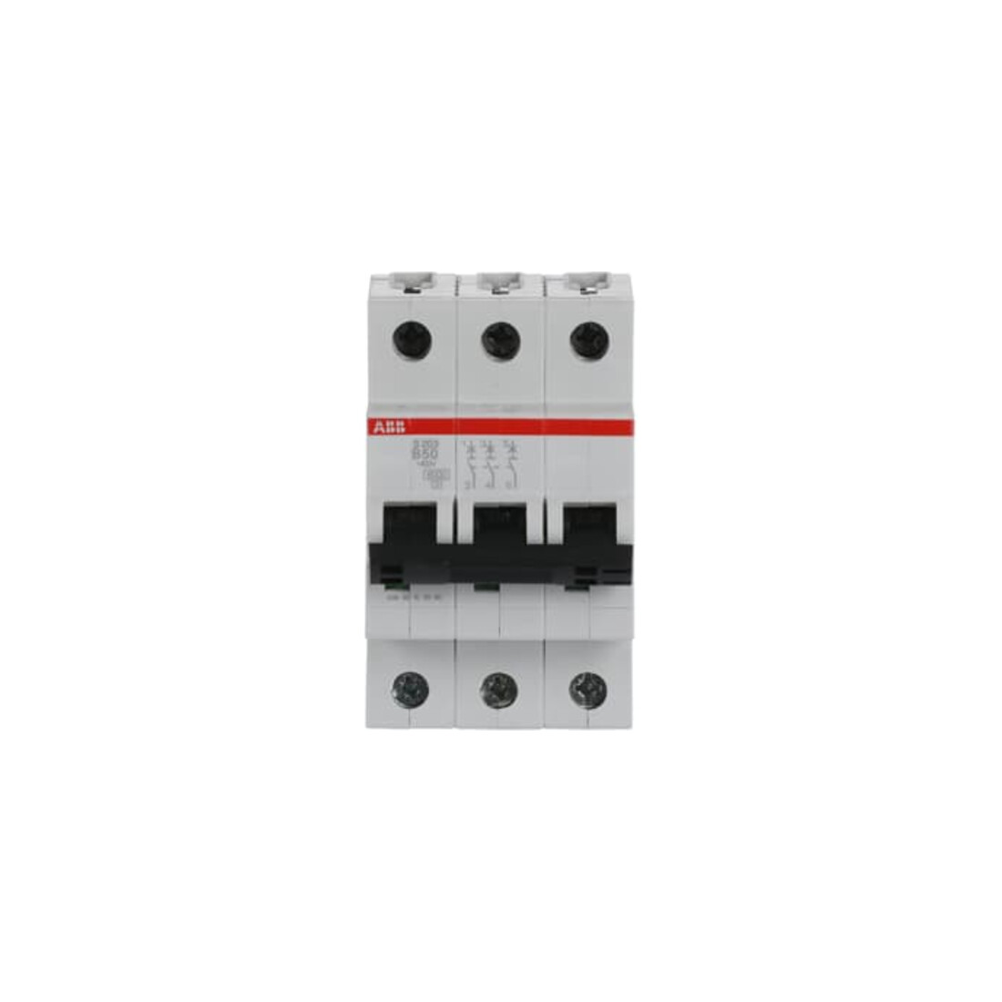 ABB Stotz S&J Sicherungsautomat B, 6kA, 50A, 3P S203-B50
