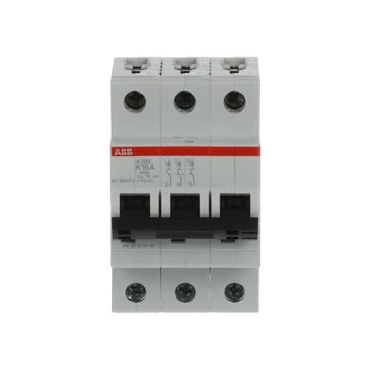 ABB Stotz S&J Sicherungsautomat K,6kA,16A,3P S203-K16