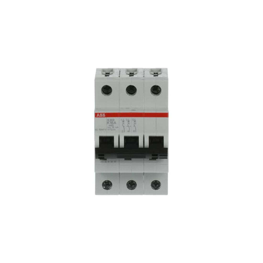 ABB Stotz S&J Sicherungsautomat K,6kA,16A,3P S203-K16