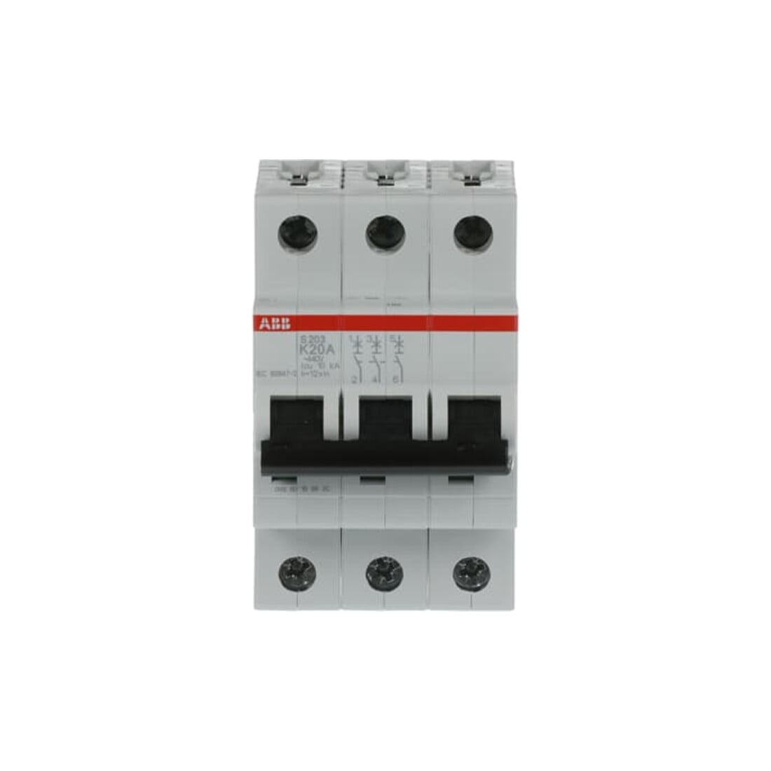ABB Stotz S&J Sicherungsautomat K,6kA,20A,3P S203-K20