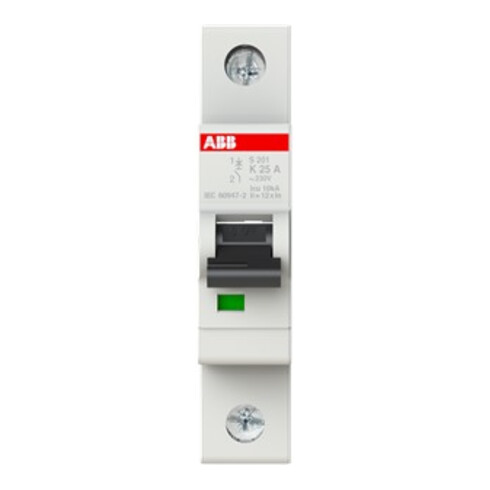 ABB Stotz S&J Sicherungsautomat K,6kA,25A,1P S201-K25