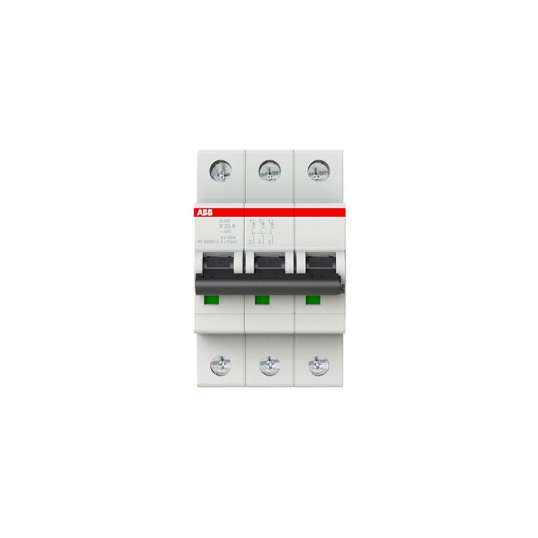 ABB Stotz S&J Sicherungsautomat K,6kA,25A,3P S203-K25