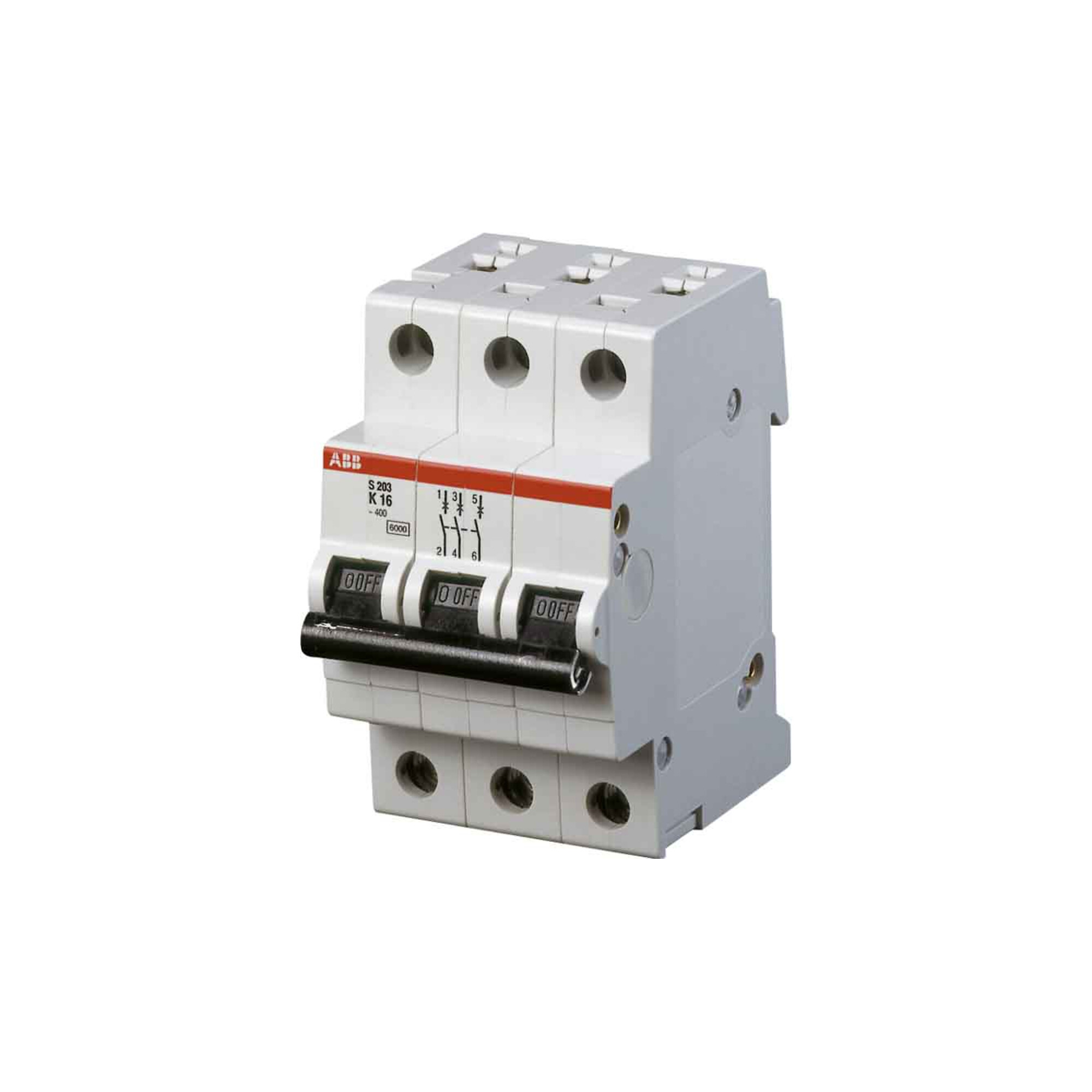 ABB Stotz S&J Sicherungsautomat K,6kA,32A,3P S203-K32