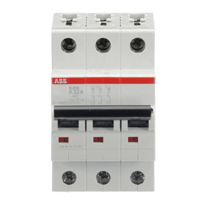 ABB Stotz S&J Sicherungsautomat K,6kA,32A,3P S203-K32