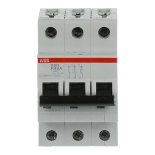 ABB Stotz S&J Sicherungsautomat K,6kA,40A,3P S203-K40