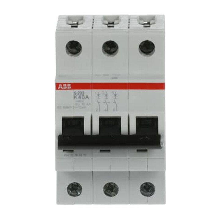 ABB Stotz S&J Sicherungsautomat K,6kA,40A,3P S203-K40