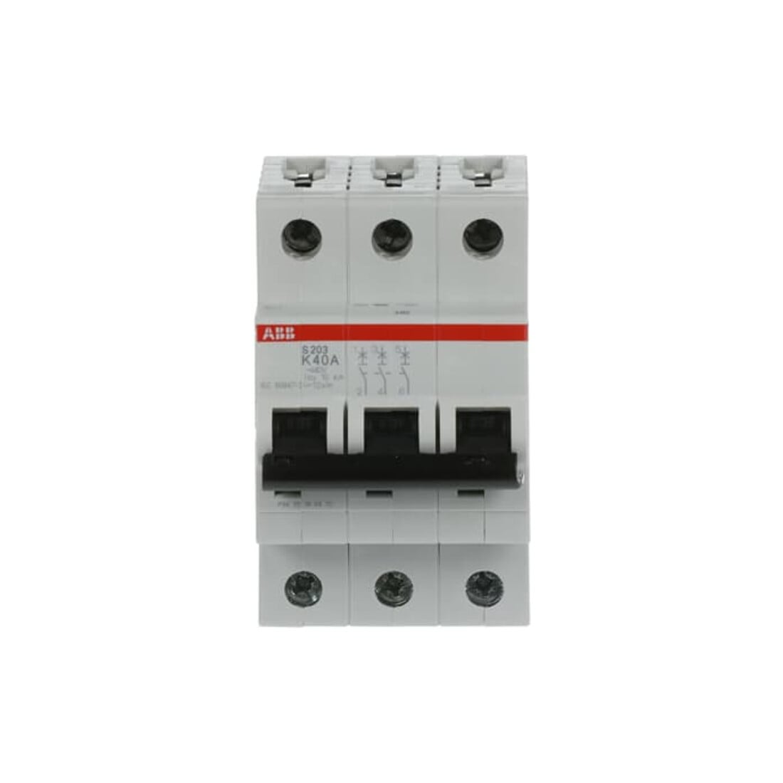 ABB Stotz S&J Sicherungsautomat K,6kA,40A,3P S203-K40