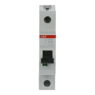 ABB Stotz S&J Sicherungsautomat K,6kA,4A,1P S201-K4