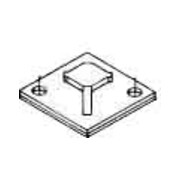 ABB Stotz S&J T&B Befestigungssockel 7,6mm natur TC347A-3