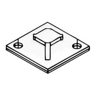 ABB Stotz S&J T&B Befestigungssockel 7,6mm natur TC5347AR