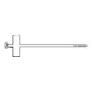 ABB Stotz S&J T&B Colliers de câble 92x2,4 mm naturel TY551M-1