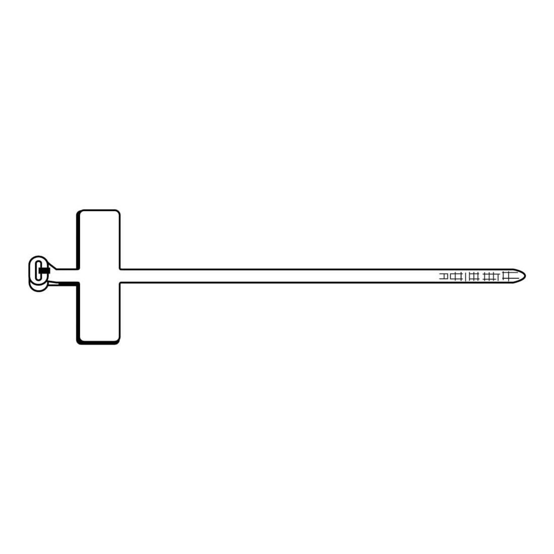 ABB Stotz S&J T&B Colliers de câble 92x2,4 mm naturel TY551M