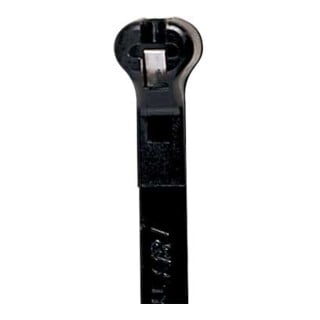 ABB Stotz S&J T&B Colliers de câble avec nez en acier 457×7 mm noir TY275MX