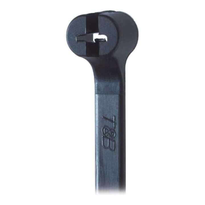 ABB Stotz S&J T&B Kabelbinder 186x4,8mm sw UV TY525MXR