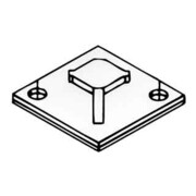 ABB Stotz S&J T&B Socle de fixation 7,6 mm naturel TC5347AR-1