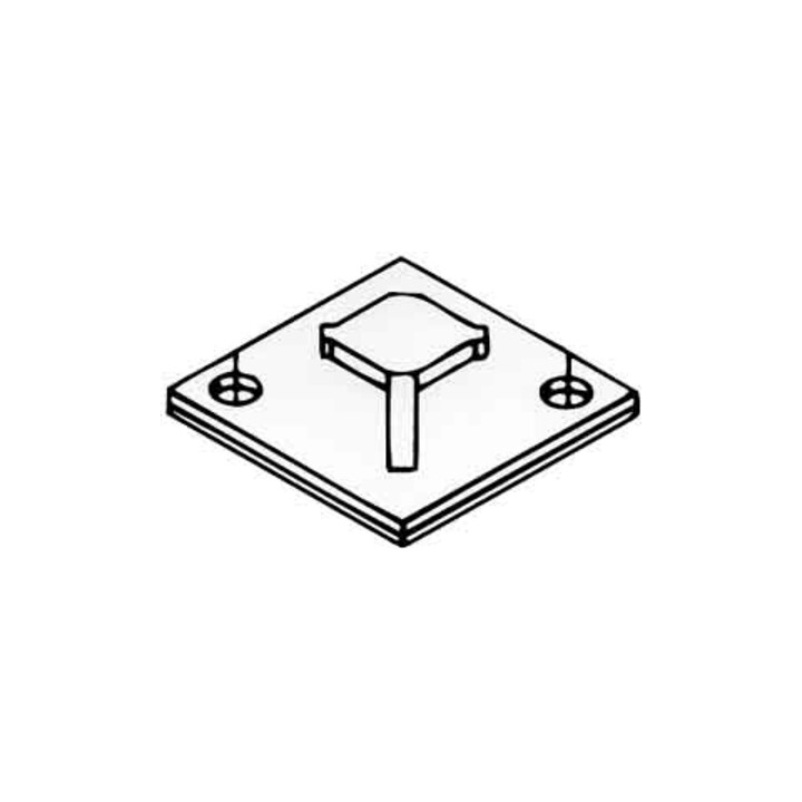 ABB Stotz S&J T&B Socle de fixation 7,6 mm naturel TC5347AR