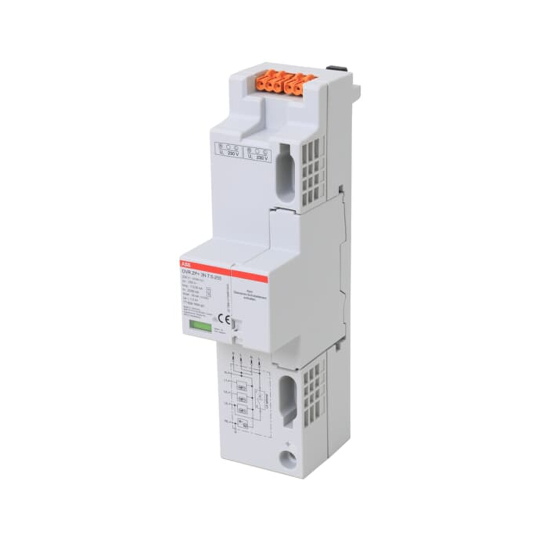 ABB Stotz S&J TT/TN-S Kombi-Ableiter OVR ZP+ 3N,7,5kA 3N 7.5-255