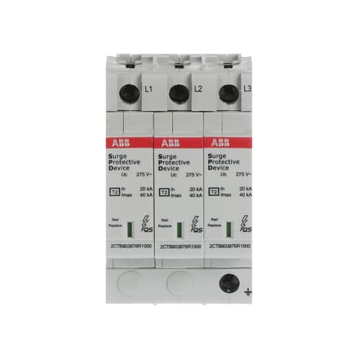 ABB Stotz S&J Überspannungsschutz Typ2 TN-C 3P 20kA OVRT23L40-275PQ