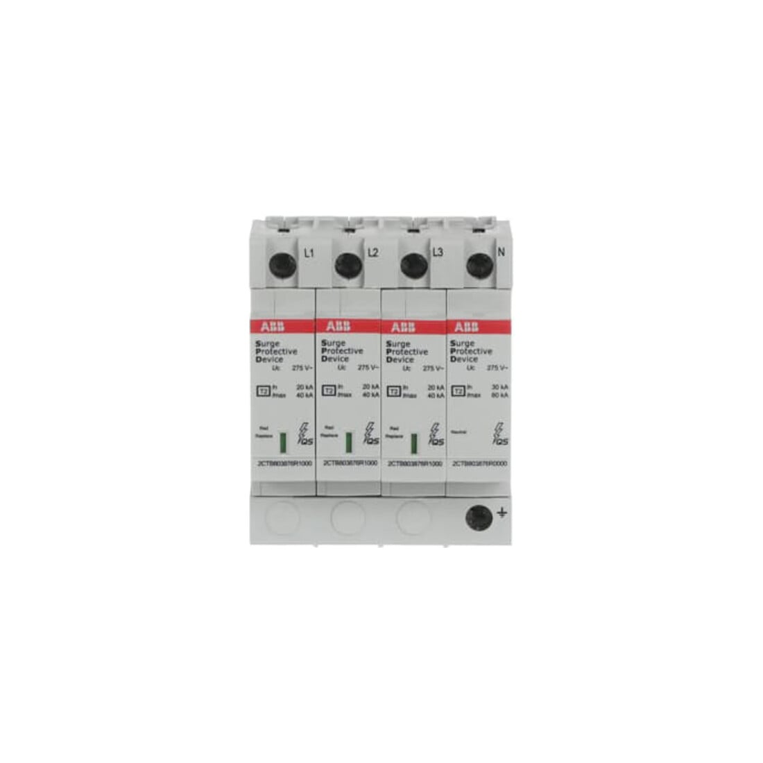 ABB Stotz S&J Überspannungsschutz Typ2 TN-S 3P+N 20kA OVRT23N40-275PQ