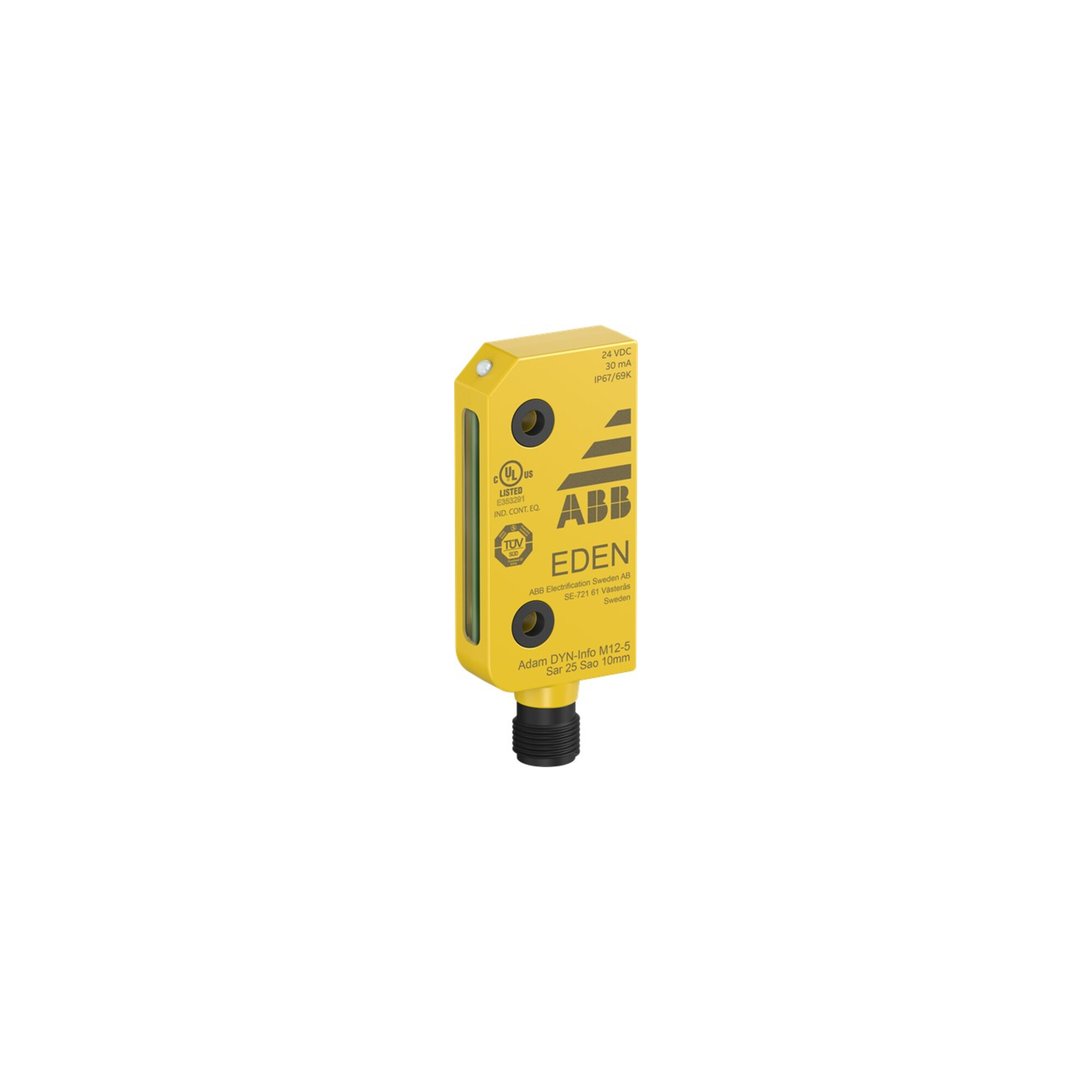 ABB Stotz S&J Unfallschutzsnsor IP69K Adam DYN-Info M12-5