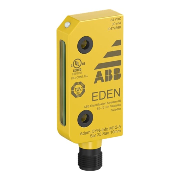 ABB Stotz S&J Unfallschutzsnsor IP69K Adam DYN-Info M12-5