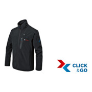 Bosch Abbigliamento riscaldabile GHJ 12+18V XA: adattatore batteria, caricabatterie, 1 batteria