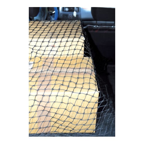 Abdecknetz 1,5x2,7 m MW 35 schwarz ohne Gummi