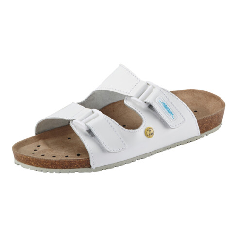 ABEBA Badslipper wit 4080, OB, EU-schoenmaat: 37