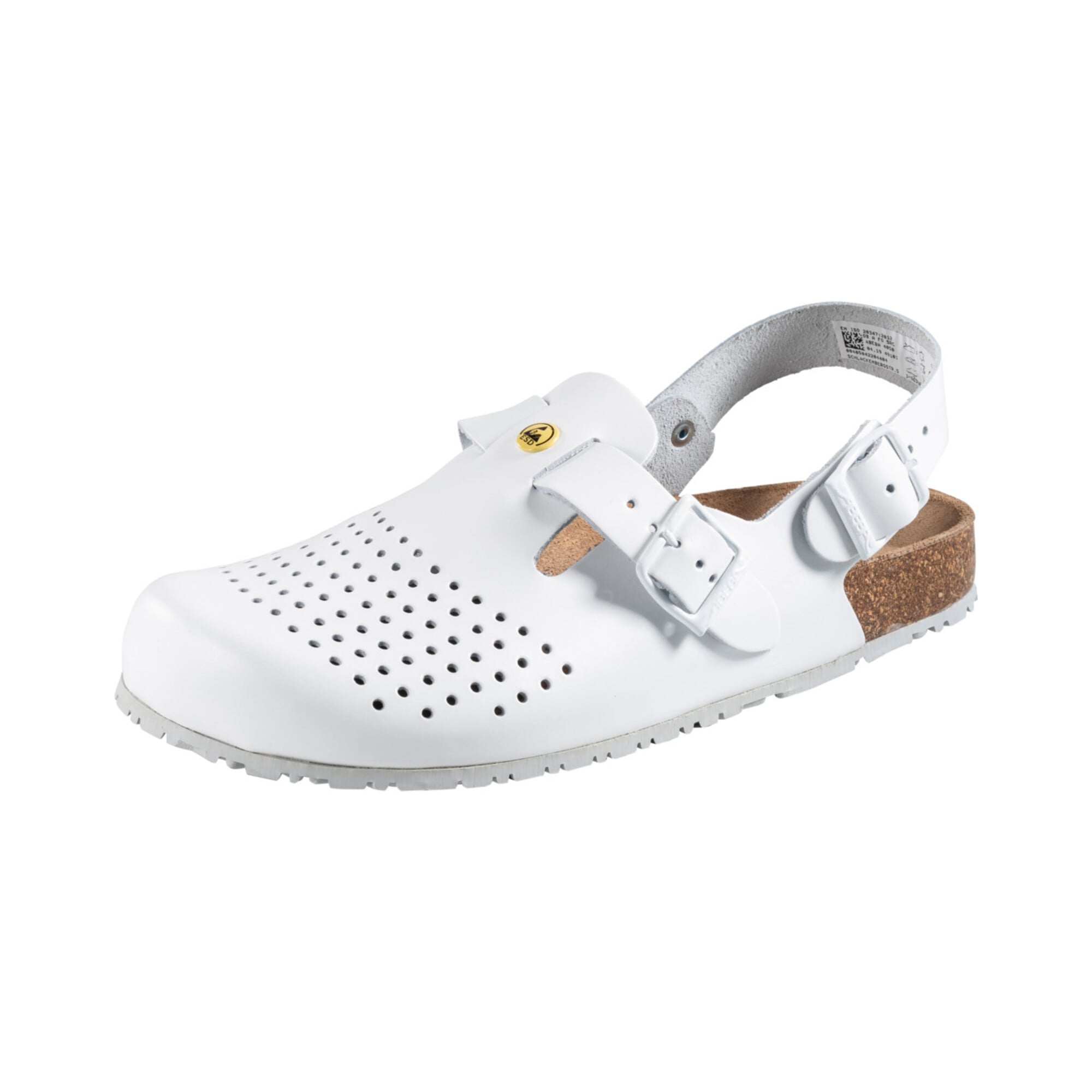 Abeba Berufsschuh Clog weiß 4050, OB, EU-Schuhgröße: 40