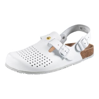 Abeba Berufsschuh Clog weiß 4050, OB, EU-Schuhgröße: 46