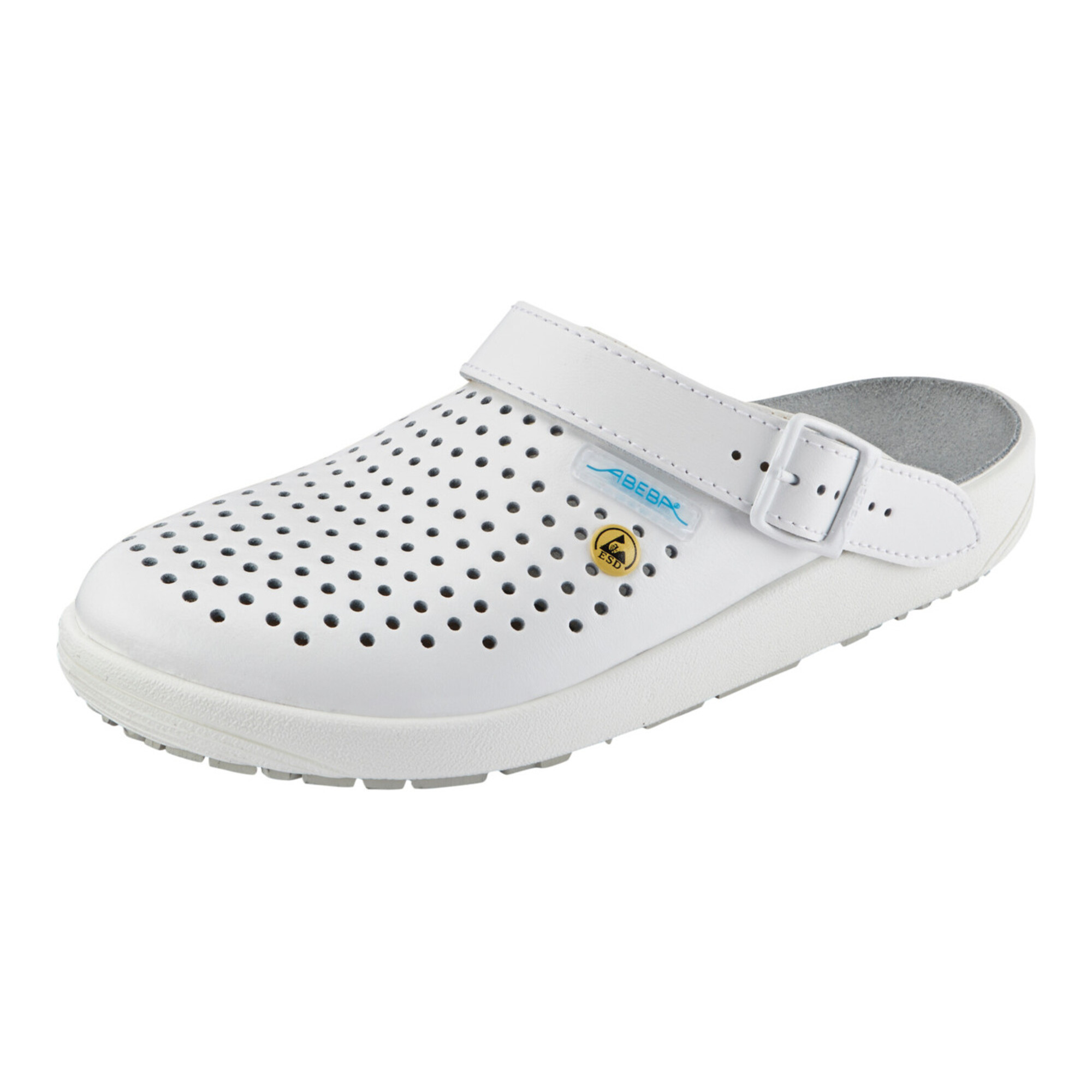 Abeba Berufsschuh Clog weiß 5300, OB, EU-Schuhgröße: 40