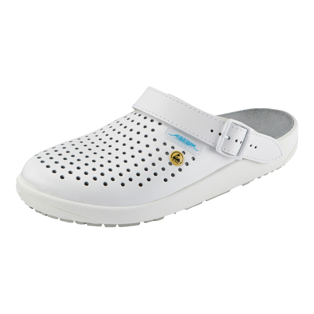 Abeba Berufsschuh Clog weiß 5300, OB
