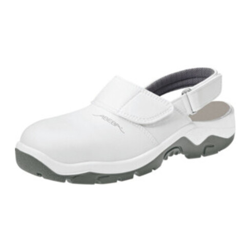 Abeba Berufsschuh Clog weiß/grau 2120, SB, EU-Schuhgröße: 46