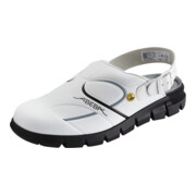 Abeba Berufsschuh Clog weiß/schwarz 37335, OB, EU-Schuhgröße: 40
