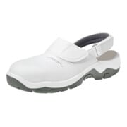 ABEBA Calzatura professionale Clog, bianco/grigio 2120, SB, Numero UE: 39-1