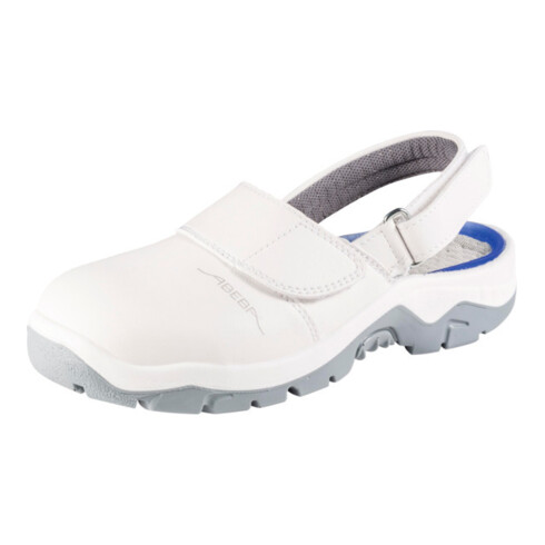 ABEBA Calzatura professionale Clog, bianco/grigio 2120, SB, Numero UE: 41