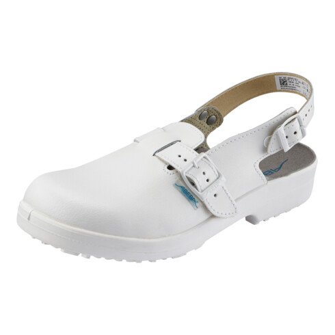Abeba Safety Sandal 1000 Classic Clog, EN20345 SB blanc