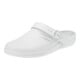 Abeba Sabots professionnels EN 20347:2012 OB Taille 43 blanc cuir avec bride talon