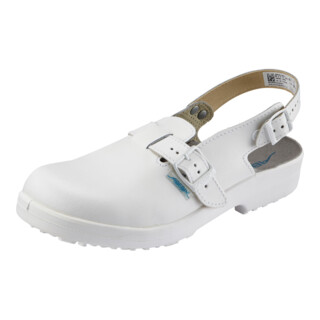 Abeba Scarpa di sicurezza 1000 Classic Clog, EN20345 SB, bianco