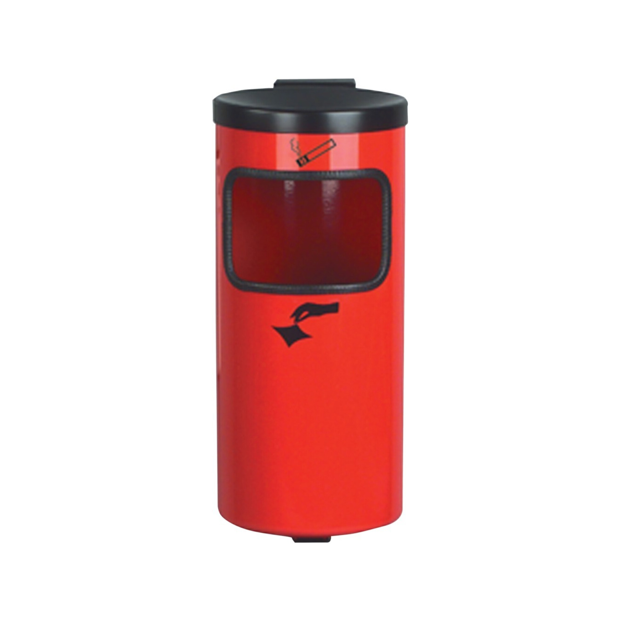 Abfall-Ascher Rondo Boden rot ; E/D/E