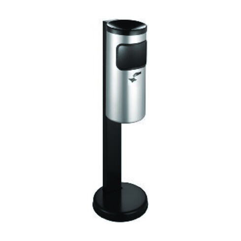 Abfall-Ascher Rondo neusilber avec pied de support