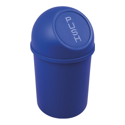 Abfallbehälter H375xØ214mm 6l blau HELIT