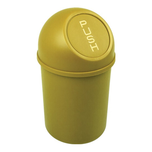 Abfallbehälter H375xØ214mm 6l gelb HELIT