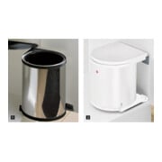 Abfallsammler Bin.it Classic B340xT270xH350mm weiß Weiß lack./Ku.HETTICH-2