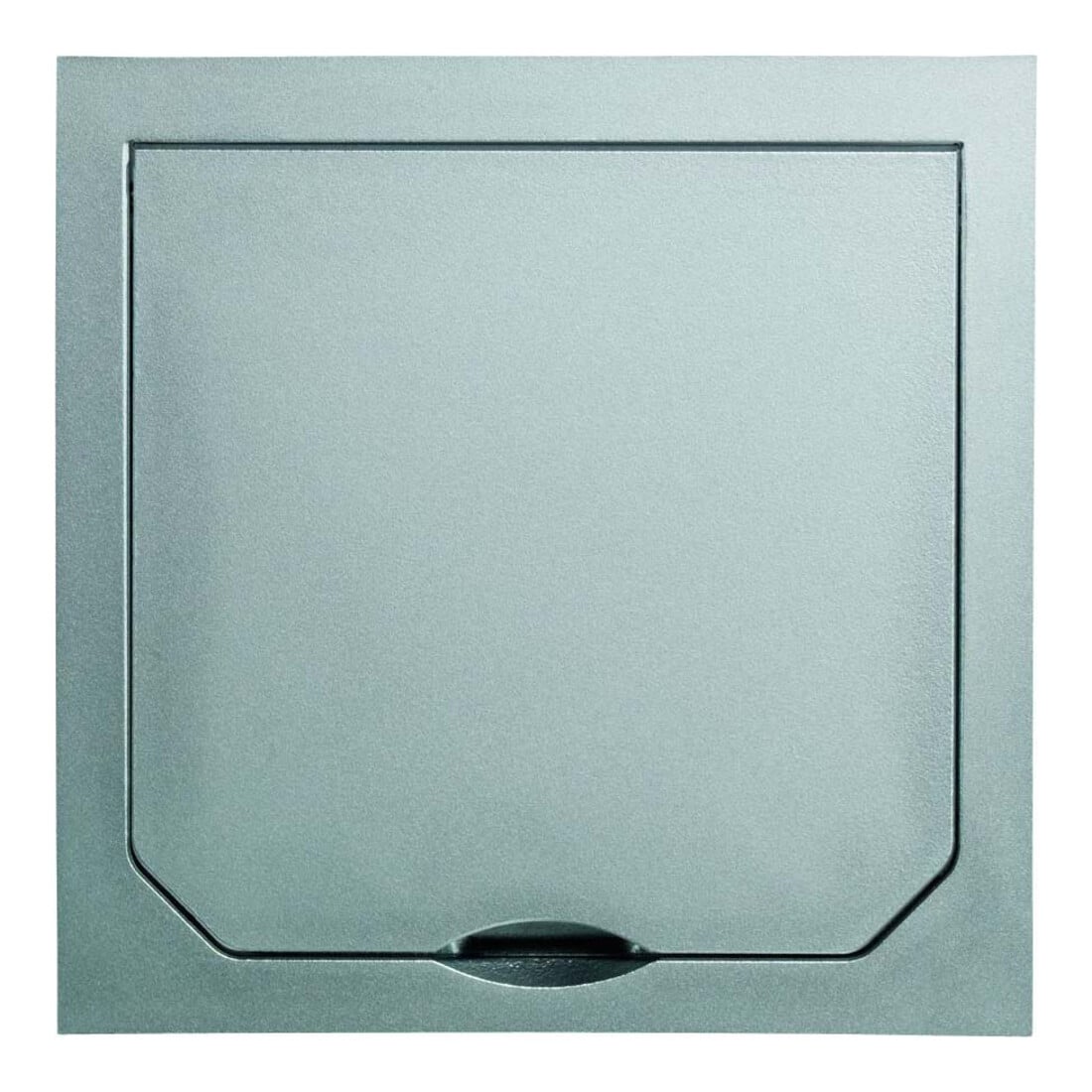 ABL GmbH Oberteil mit Klappdeckel Edelst.matt,94x94mm 1471ESM