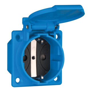 ABL Prise encastrable à contact de protection 1P Sk/BS bleu 1662050